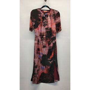 Elegant Multicolor Midi Dress